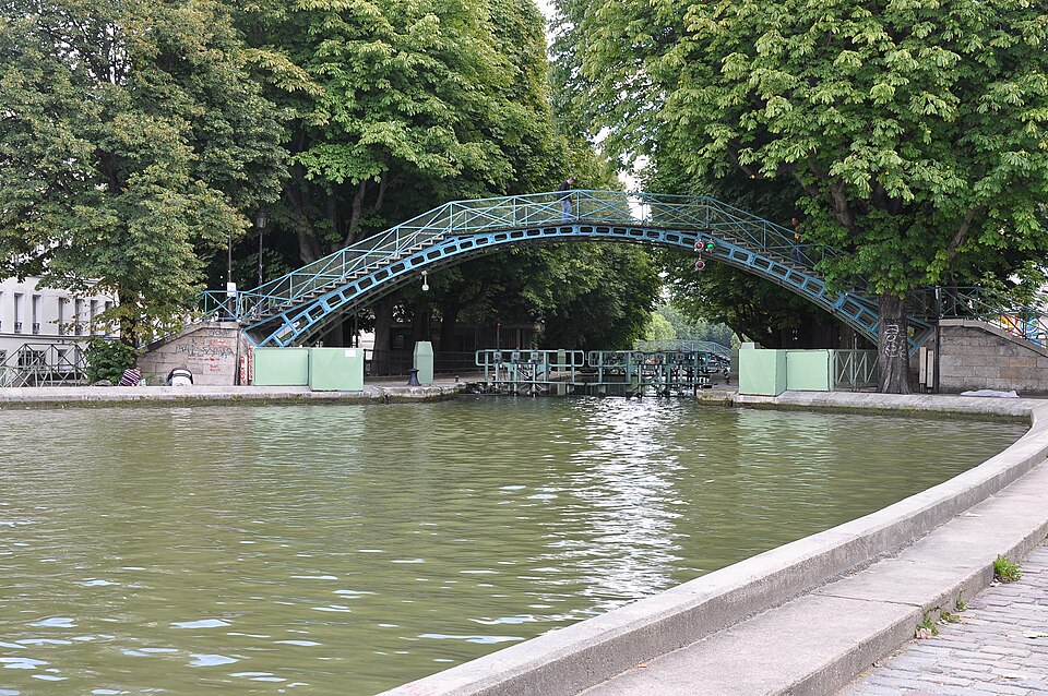 Les quais du canal Saint-Martin