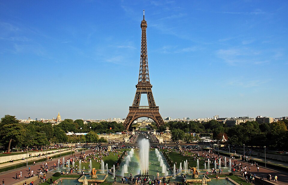 La torre Eiffel desde el Trocadéro