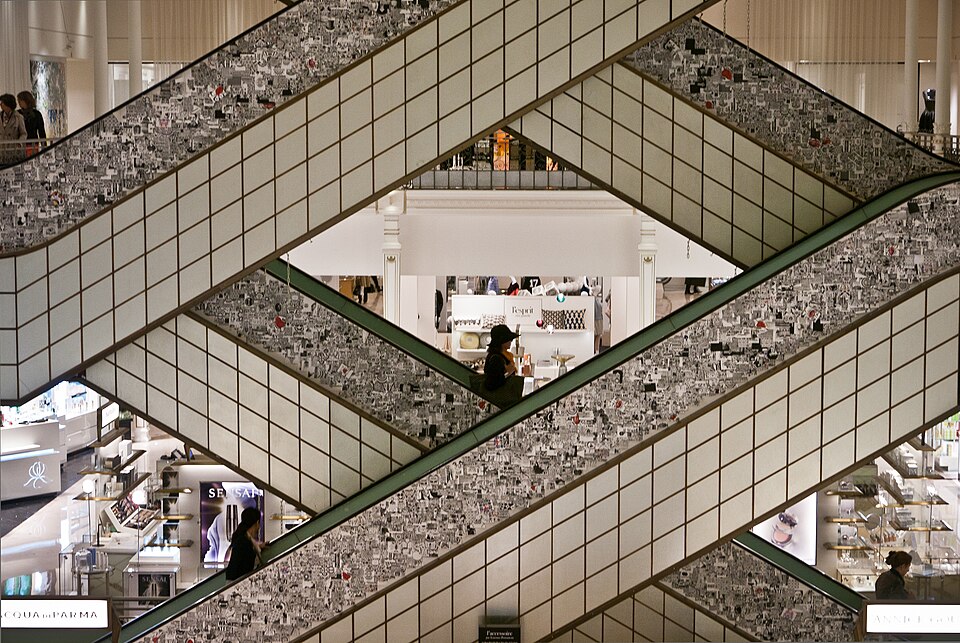 The Bon Marché floors