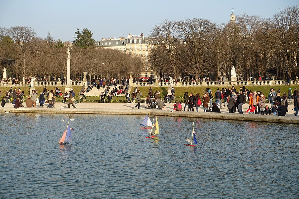 El estanque del jardín de Luxemburgo