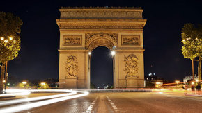 The Arc de Triomphe